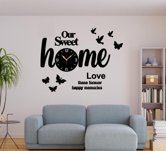 Sweet Home Wall Clock