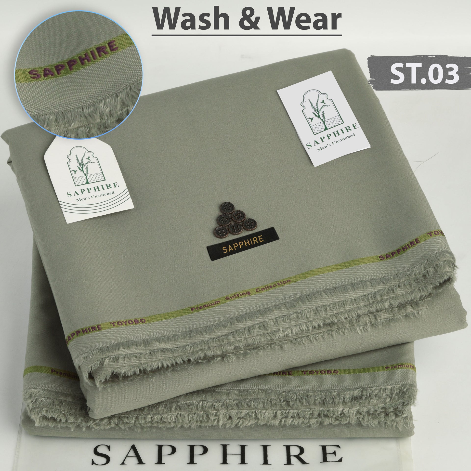 Mens Unstitched Wash & Wear – SapphireOnline Store